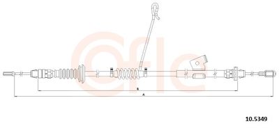 CABLU FRANA DE PARCARE