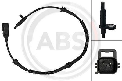 датчик, обороти на колелото A.B.S. 33132