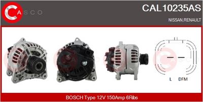 GENERATOR / ALTERNATOR CASCO CAL10235AS