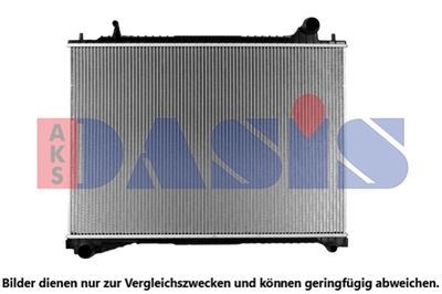 Радиатор, охлаждение двигателя AKS DASIS 020046N для JAGUAR F-PACE
