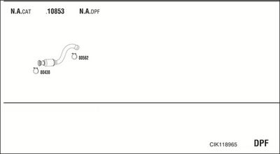 SISTEM DE ESAPAMENT WALKER CIK118965