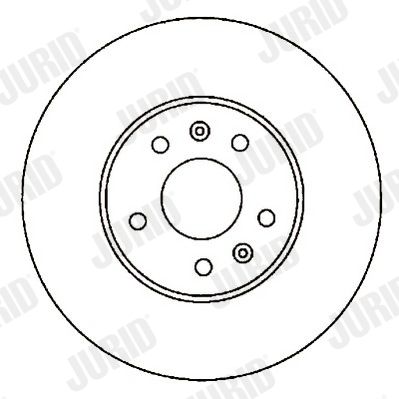 Тормозной диск JURID 561181J для CITROËN CX