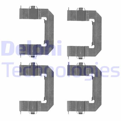Комплектующие, колодки дискового тормоза DELPHI LX0501 для OPEL ANTARA