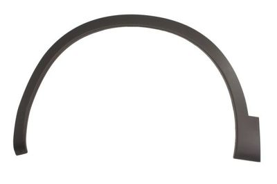 Garneerstroken voor spatbord Aan de voorkant Links (zwart, TÜV) past: NISSAN QASHQAI I J10 11.06-04.10