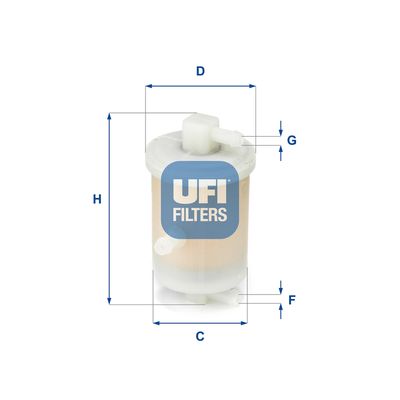UFI Brandstoffilter (31.017.01)
