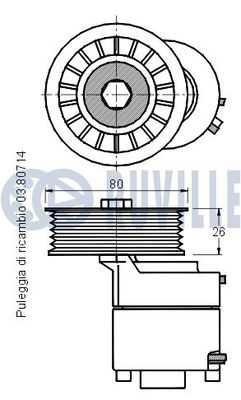 INTINZATOR CUREA CUREA DISTRIBUTIE RUVILLE 541407 1