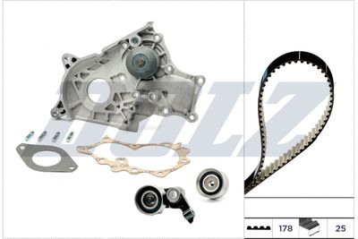 WASSERPUMPE + ZAHNRIEMENSATZ