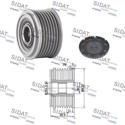 механизъм за свободен ход на генератор SIDAT 455138