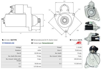 STARTER AS-PL S0477PR 4