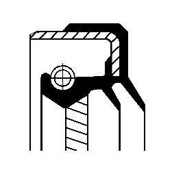 CORTECO Wellendichtring, Differential