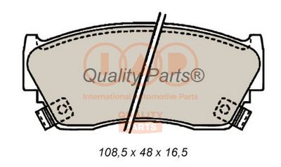 Комплект тормозных колодок, дисковый тормоз IAP QUALITY PARTS 704-13075 для NISSAN 100NX
