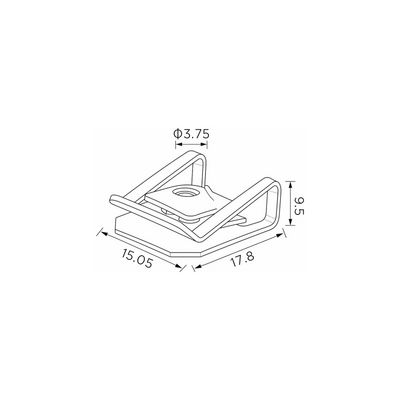 Clips, side-/beskyttelseslister EINPARTS EPCRCM232