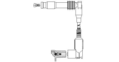 Провод зажигания BREMI 3A49E31 для OPEL TIGRA