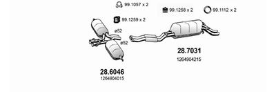 Układ wydechowy ASSO ART1448