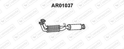 VENEPORTE AR01037 Глушитель выхлопных газов  для ALFA ROMEO 164 (164_) 2.0 T.S. (164.A2C, 164.A2L)