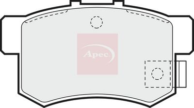 APEC Brake Pad Set, disc brake PAD680