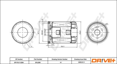 FILTRU ULEI DR!VE+ DP1110110290