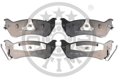Zestaw klocków hamulcowych, hamulce tarczowe OPTIMAL BP-10315