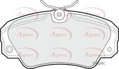 Brake Pad Set APEC PAD757