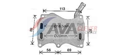 RADIATOR ULEI ULEI MOTOR AVA Clever Choice MS3749