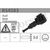 Interruttore luce freno CALORSTAT by Vernet BS4583