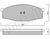 Kit pastiglie freno, Freno a disco METELLI 22-0497-0