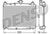 Radiatore, Raffreddamento motore DENSO DRM44016