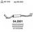Silenziatore anteriore ASSO 04.2001