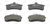 Kit pastiglie freno, Freno a disco CHAMPION 571346CH
