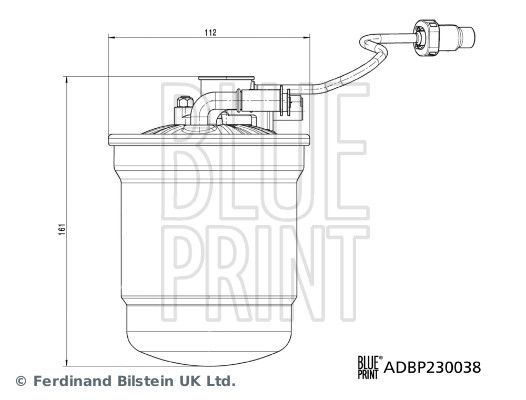 BLUE PRINT ADBP230038 Fuel Filter