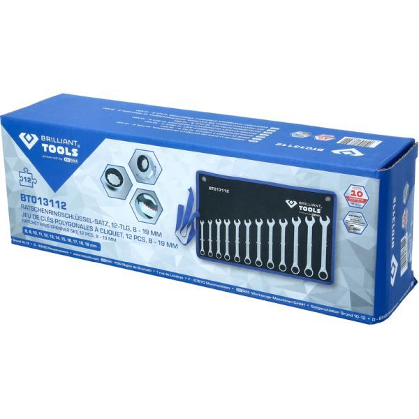 KS TOOLS BT013112 Ratchet Ring Spanner
