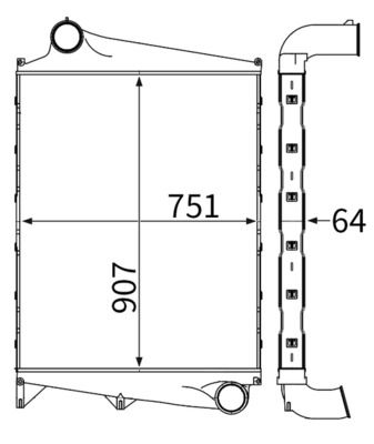 Chladič turba CI 128 000S