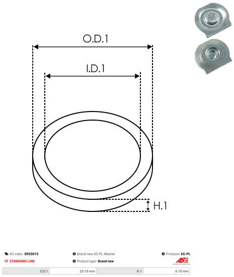 Remondikomplekt, generaator, AS-PL SRS5015