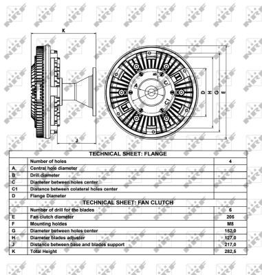 NRF 49029 Clutch, radiator fan