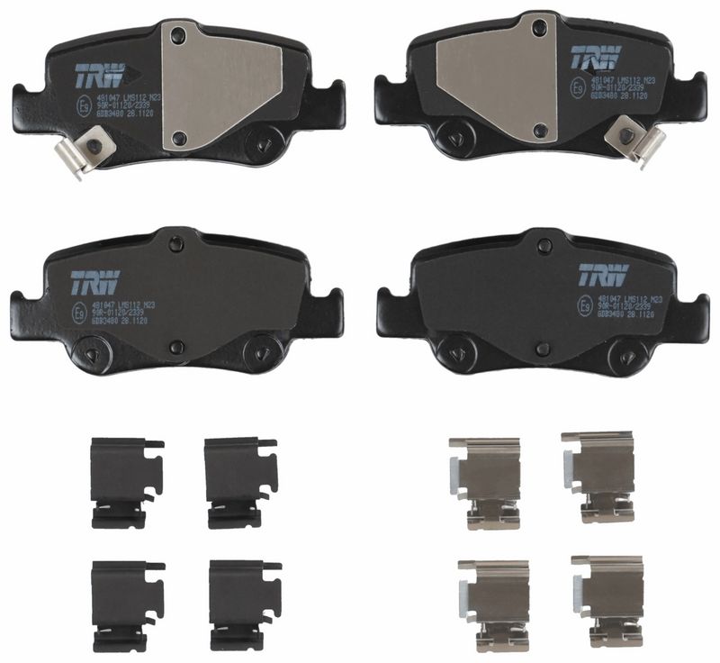 Set placute frana,frana disc GDB3480 TRW