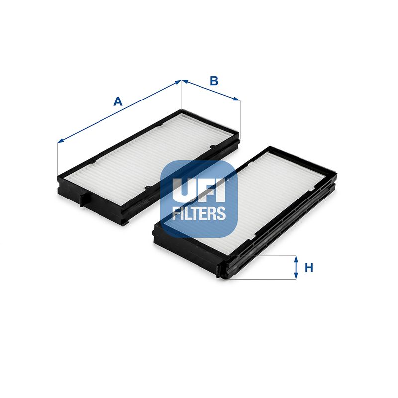 Фільтр, повітря у салоні, Ufi 5333300