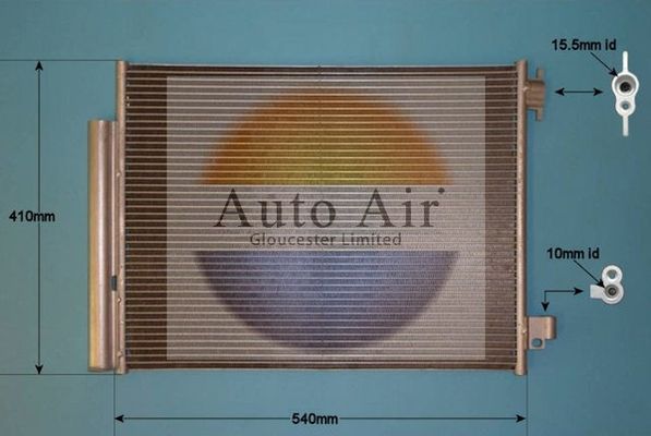 Auto Air Gloucester 16-1995 Condenser, air conditioning