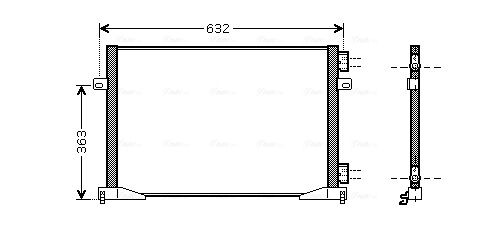 AVA QUALITY COOLING kondenzátor, klíma RTA5391