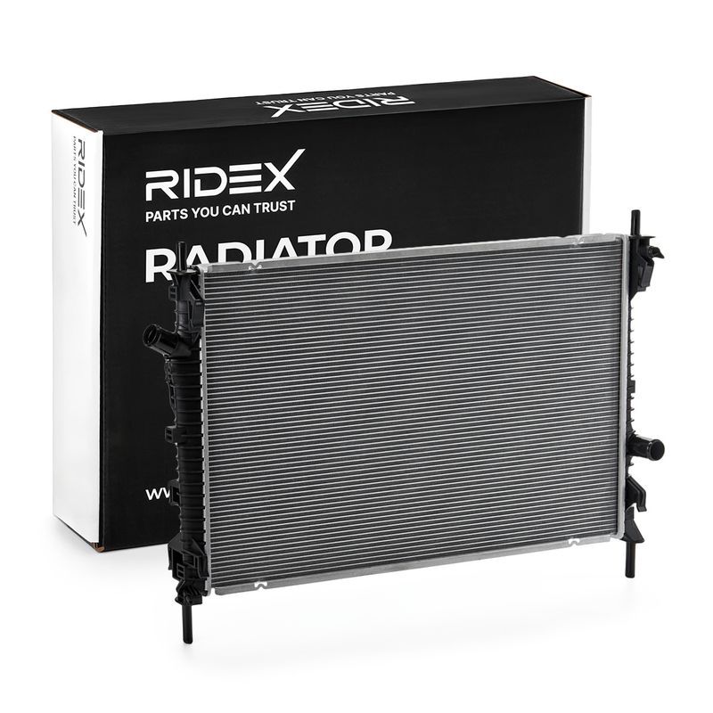 радиатор, охлаждане на двигателя RIDEX