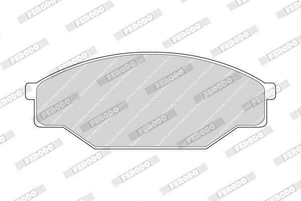 FERODO Plaquettes de frein à disque FDB318