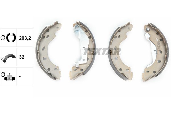 TEXTAR 91057400 Brake Shoe Set