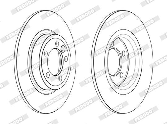FERODO DDF2633C Brake Disc