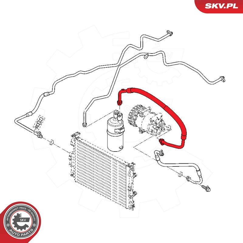 Трубопровід високого тиску, система кондиціонування повітря, Skv Germany 43SKV521