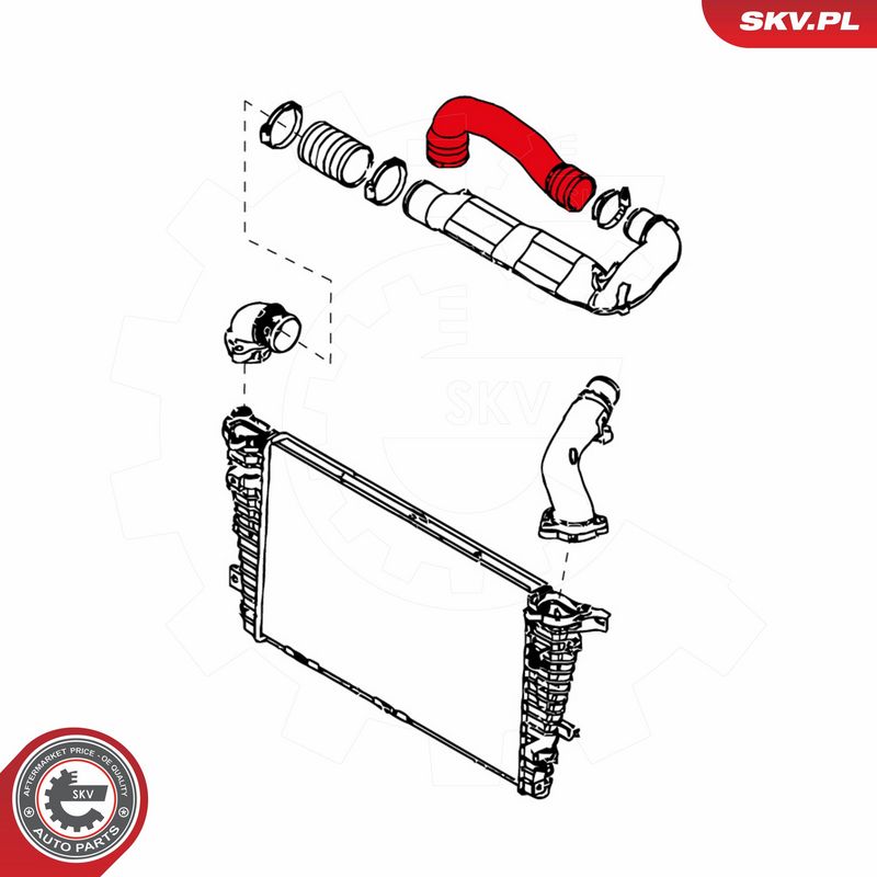 ESEN SKV 24SKV839 Charge Air Hose