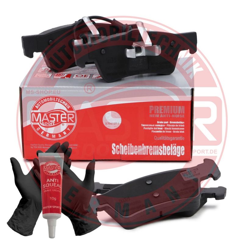 set placute frana,frana disc MASTER SPORT 13046072182N-SET-MS