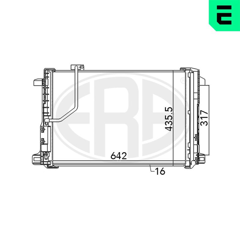 Конденсатор, система кондиціонування повітря, Era 667111