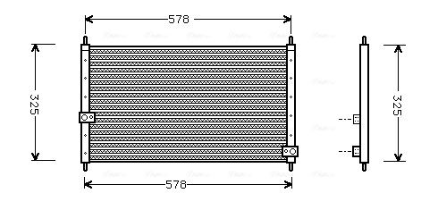 AVA QUALITY COOLING kondenzátor, klíma HD5062