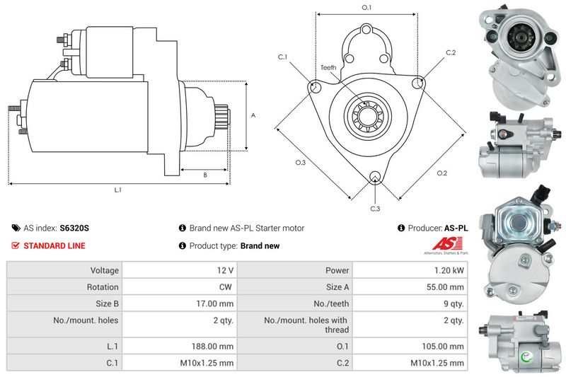 AS-PL S6320S Starter