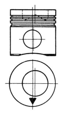 Product Image - Zuiger - 92982600 - KOLBENSCHMIDT