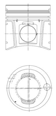 Product Image - Zuiger - 99973600 - KOLBENSCHMIDT